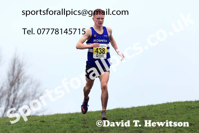 Mens under-17s 2023 North Eastern Cross Country Champs., Temple Park, South Shields. Photo: David T. Hewitson/Sports for All Pics
